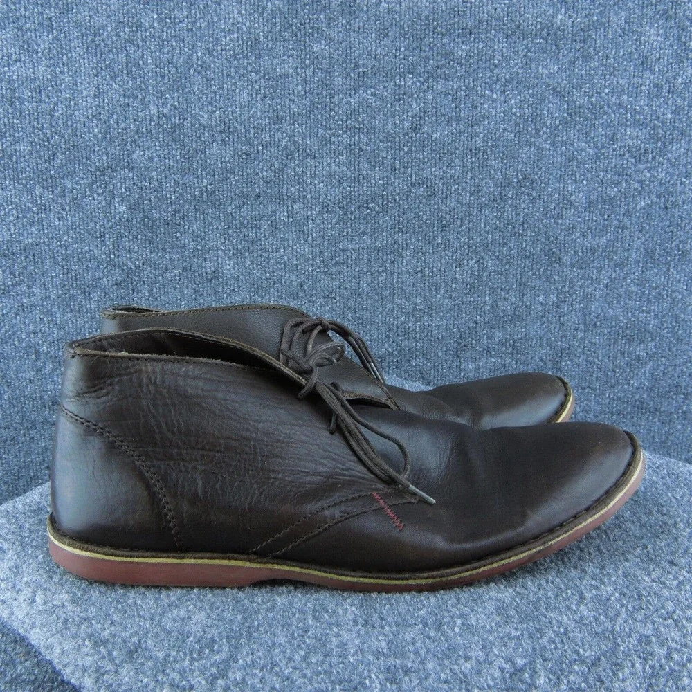 Vito Rossi Men Chukka Boots Brown Leather Lace‎ Up Size 11 Medium (D, M)